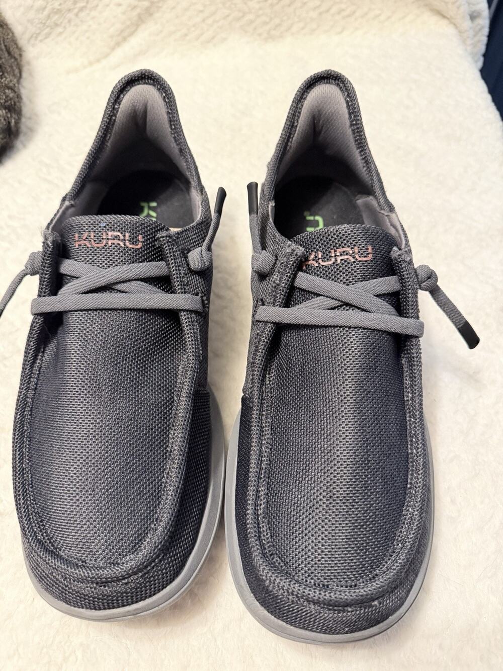 KURU Draft Rento Comfort Shoes Jet Black/Brick Red Men’s 11.5 *HSA/FSA Eligible